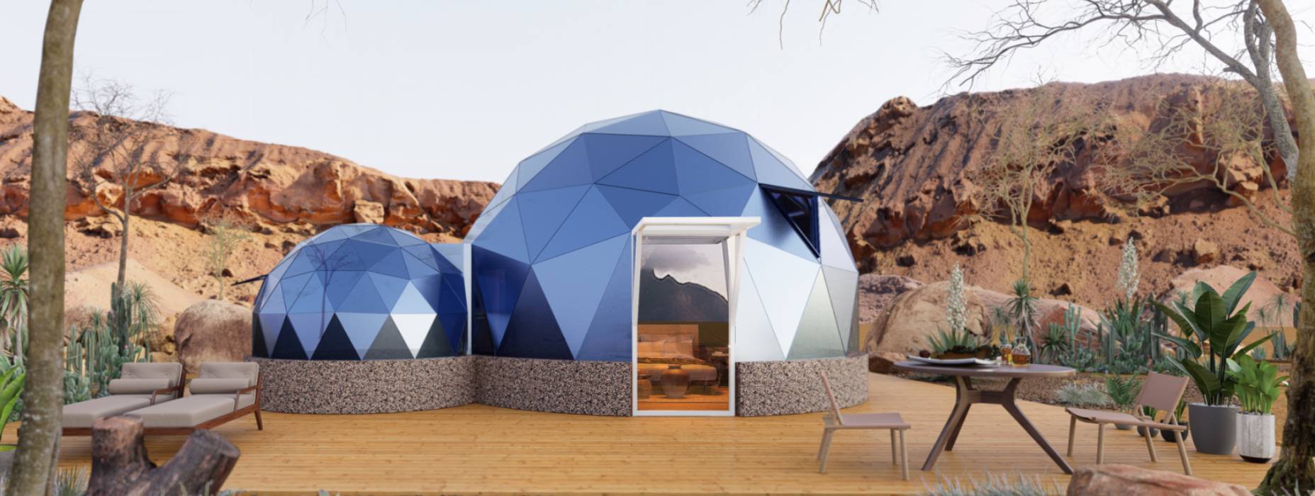 龙湾区球形智能光伏玻璃星空房